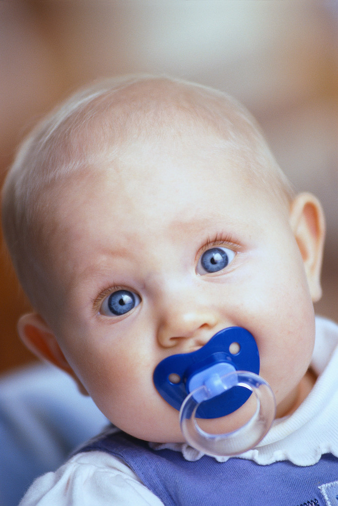 How can you wean a baby from pacifier use?