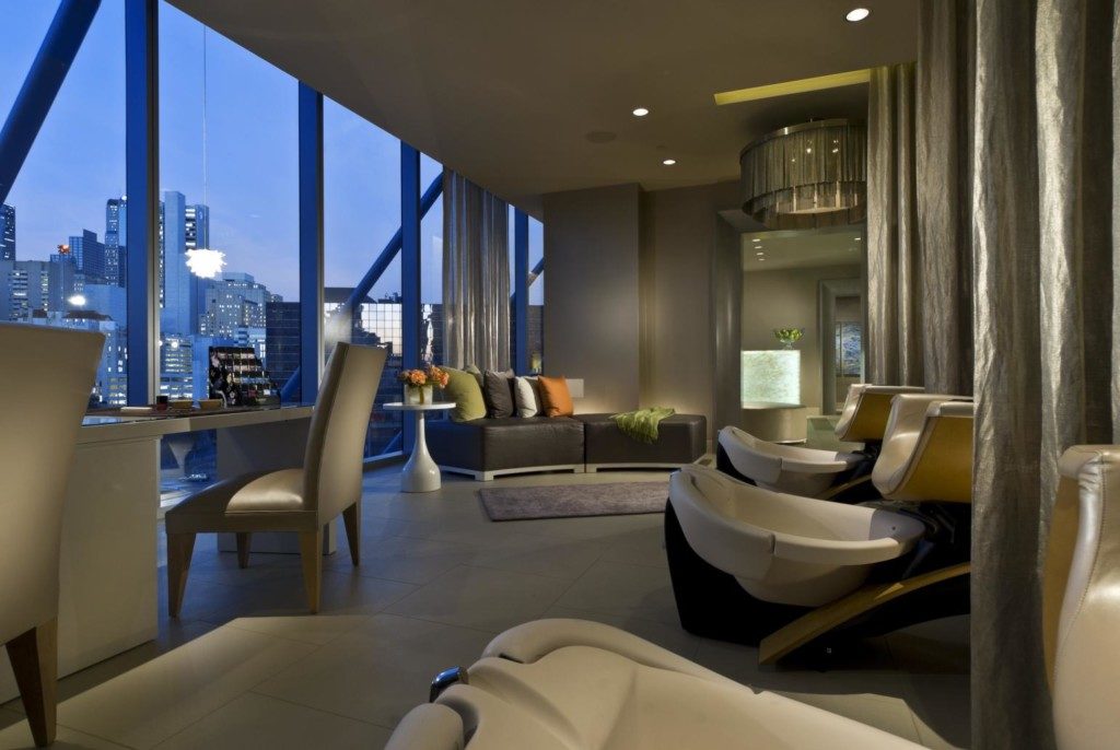 Experience Luxury at Omni Dallas Hotel: Spa Manicure Pedicure Room | Des Moines Moms Blog